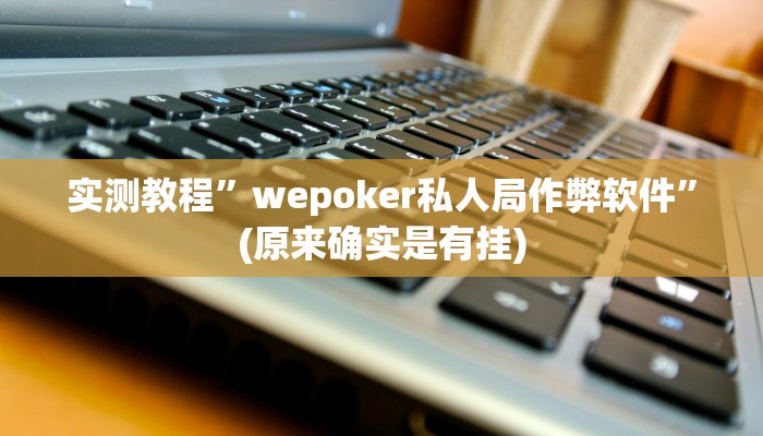 实测教程”wepoker私人局作弊软件”(原来确实是有挂)