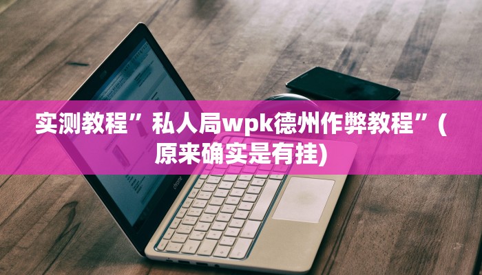 实测教程”私人局wpk德州作弊教程”(原来确实是有挂)