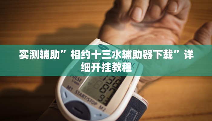 实测辅助”相约十三水辅助器下载”详细开挂教程