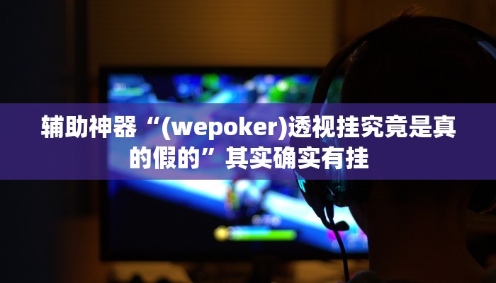 辅助神器“(wepoker)透视挂究竟是真的假的”其实确实有挂