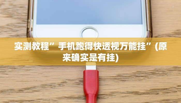 实测教程”手机跑得快透视万能挂”(原来确实是有挂)