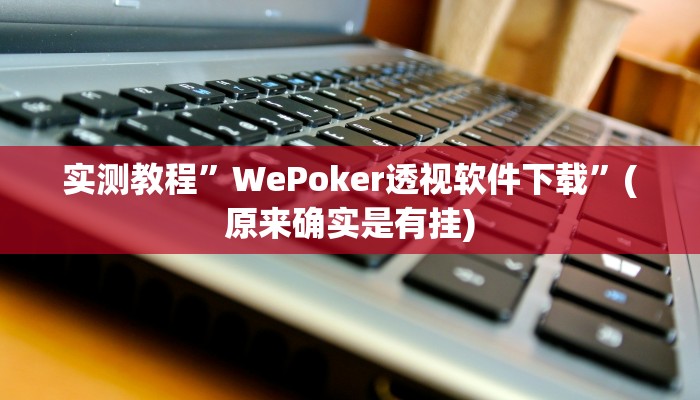 实测教程”WePoker透视软件下载”(原来确实是有挂)