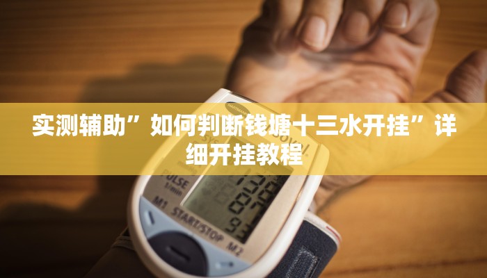 实测辅助”如何判断钱塘十三水开挂”详细开挂教程
