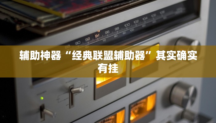 辅助神器“经典联盟辅助器”其实确实有挂