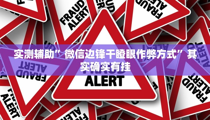 实测辅助”微信边锋干瞪眼作弊方式”其实确实有挂