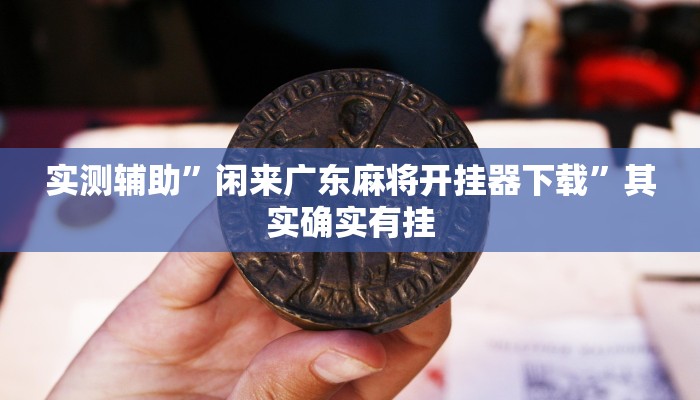 实测辅助”闲来广东麻将开挂器下载”其实确实有挂