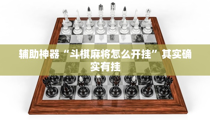 辅助神器“斗棋麻将怎么开挂”其实确实有挂