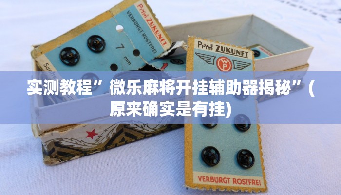 实测教程”微乐麻将开挂辅助器揭秘”(原来确实是有挂)