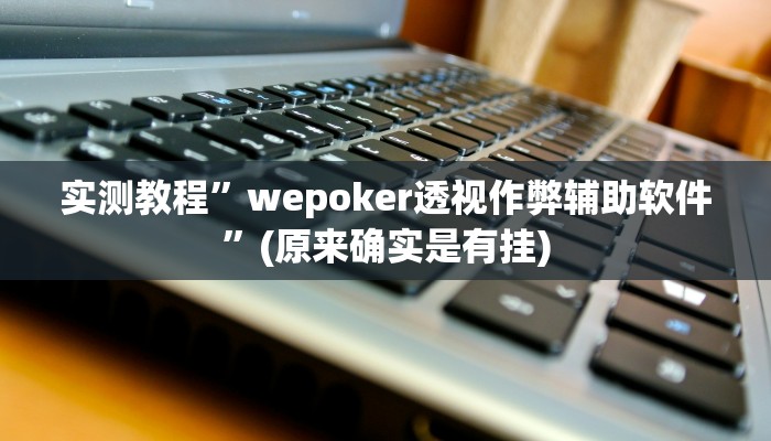 实测教程”wepoker透视作弊辅助软件”(原来确实是有挂)
