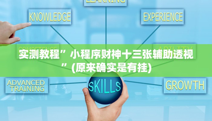 实测教程”小程序财神十三张辅助透视”(原来确实是有挂)