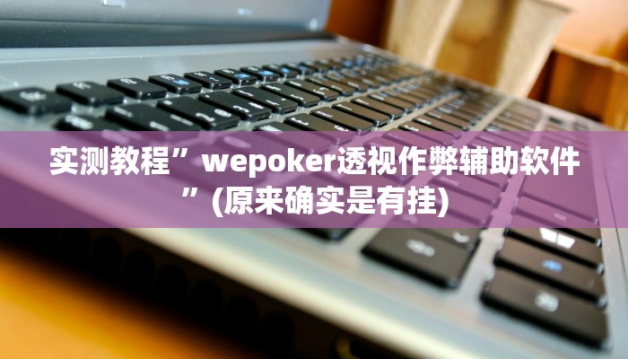实测教程”wepoker透视作弊辅助软件”(原来确实是有挂)