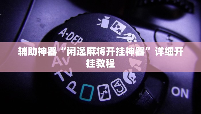 辅助神器“闲逸麻将开挂神器”详细开挂教程